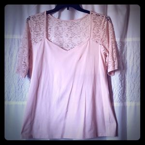 Lace detail Torrid top